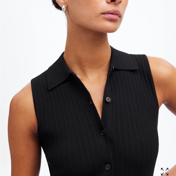 NWT Madewell The Signature Knit Button-Front Vest - Picture 4 of 8